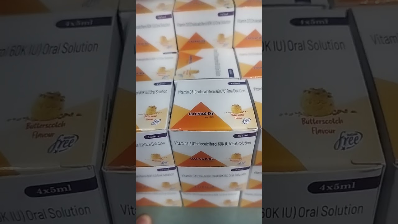 Vitamin D3 Oral Solution 60 000 I.u Nano Shots | Available on IndiaMART