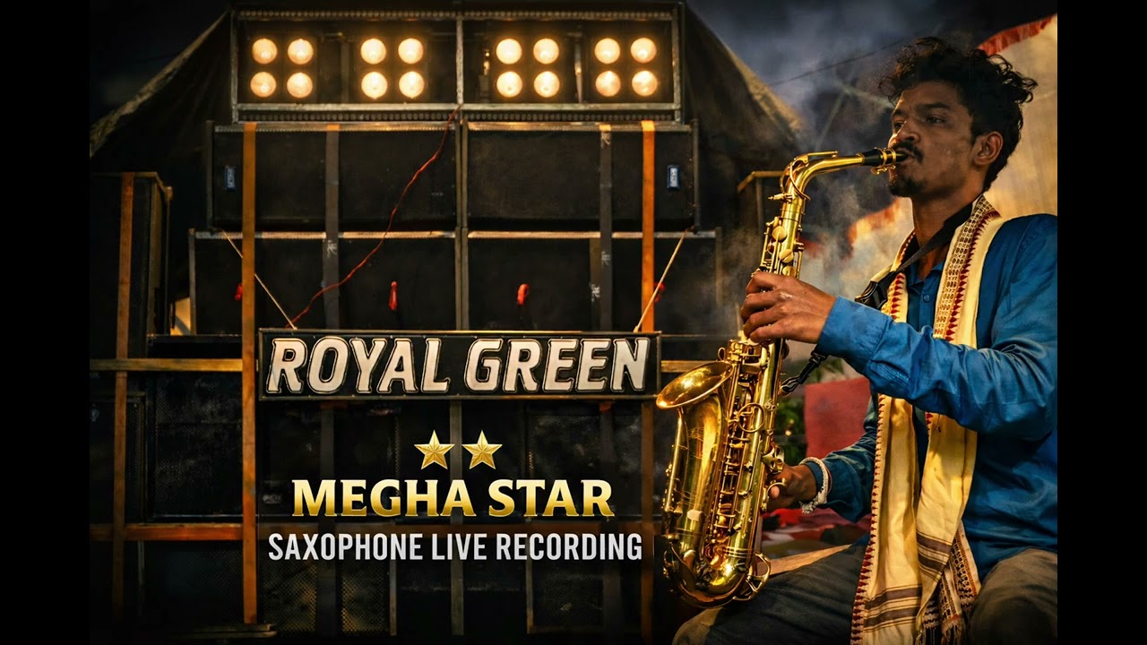 Star Star Mega Star saxophone live recording song by KENDRAPADA❤️‍🔥VIBRATION KING💀 ROYAL GREEN 😈❤️‍🔥