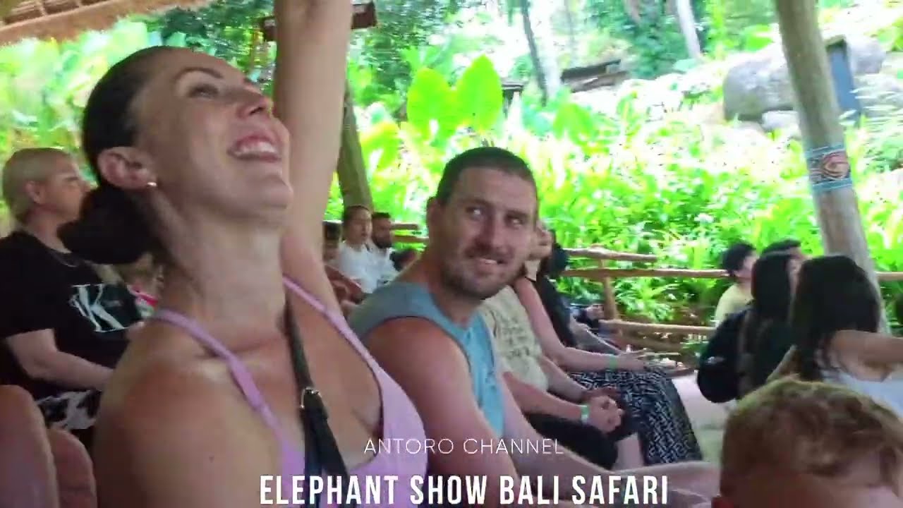 Experience the amazing Elephant Show at Bali Safari 🐘✨