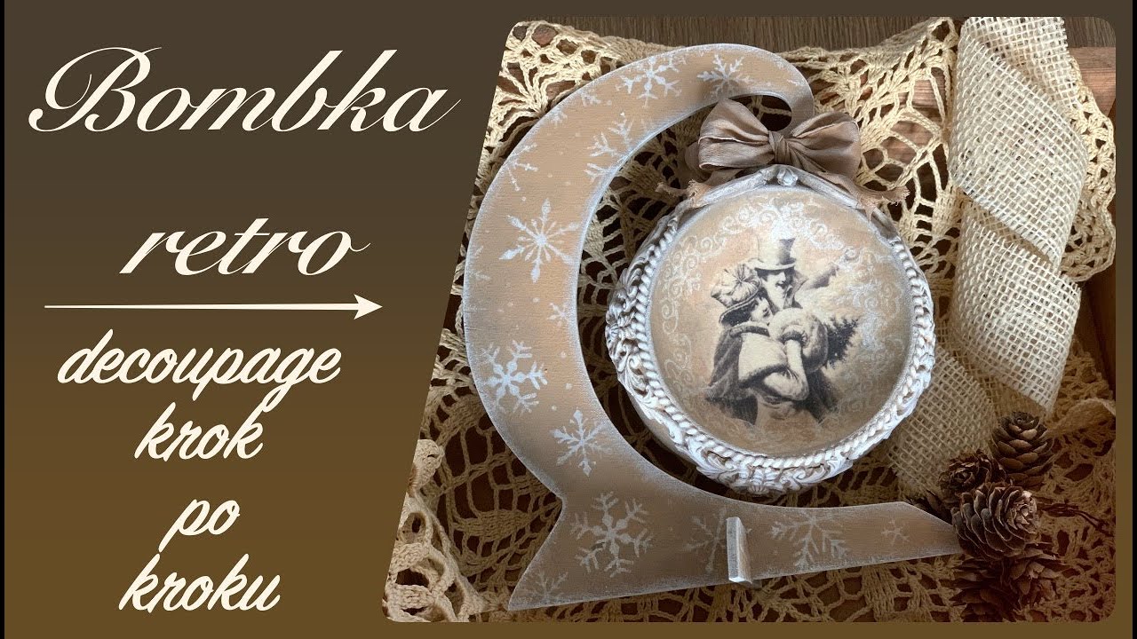 #вогнутая бомбочка - #урок #декупаж для начинающих - пошагово