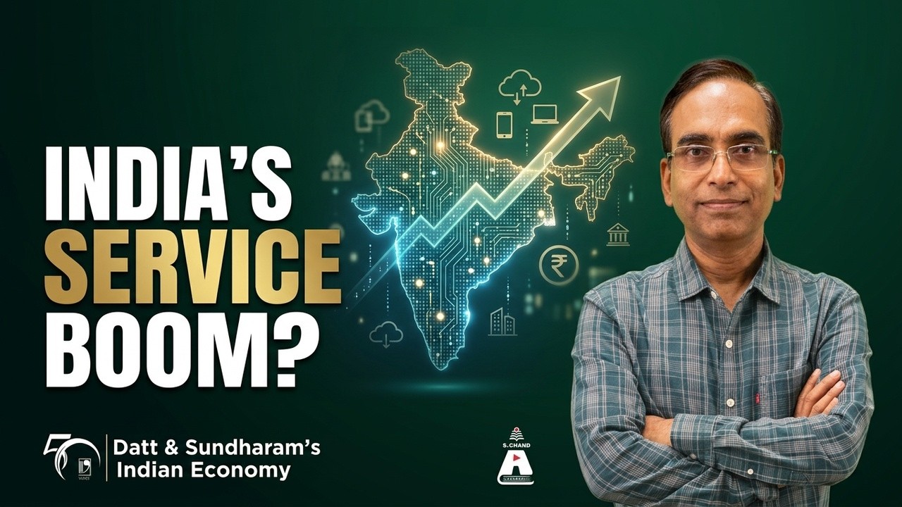 Explain the Growth of Service Sector in India | Indian Economy 73rd Edition | S Chand Academy