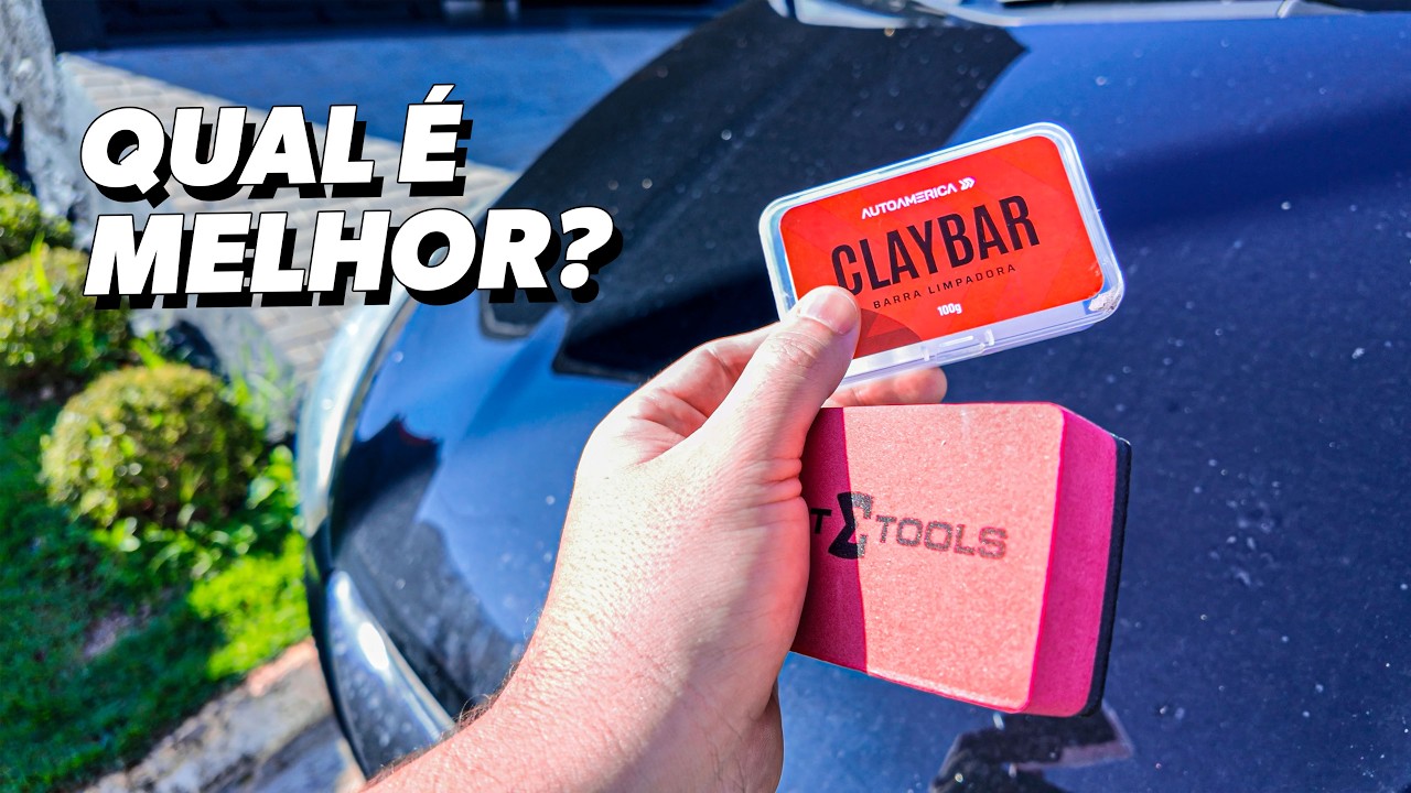 Clay Bar ou Taco Clay Bar - Qual é melhor para descontaminar pintura automotiva?