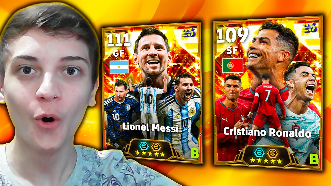 111 MESSİ VE 109 RONALDO'LU TOP A&Ccedil;ILIMI! - 4 HARİKA İSİM &Ccedil;IKTI! - eFootball Paket A&ccedil;ılımı!