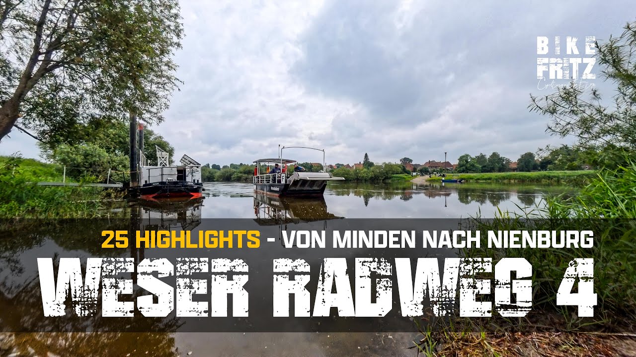 Weserradweg: 25 Highlights | von Minden nach Nienburg