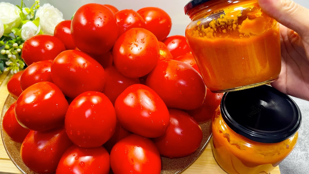 Cuando los tomates están baratos preparo #salsa_de_tomate_casera#facil#rapido #comidacasera #facil