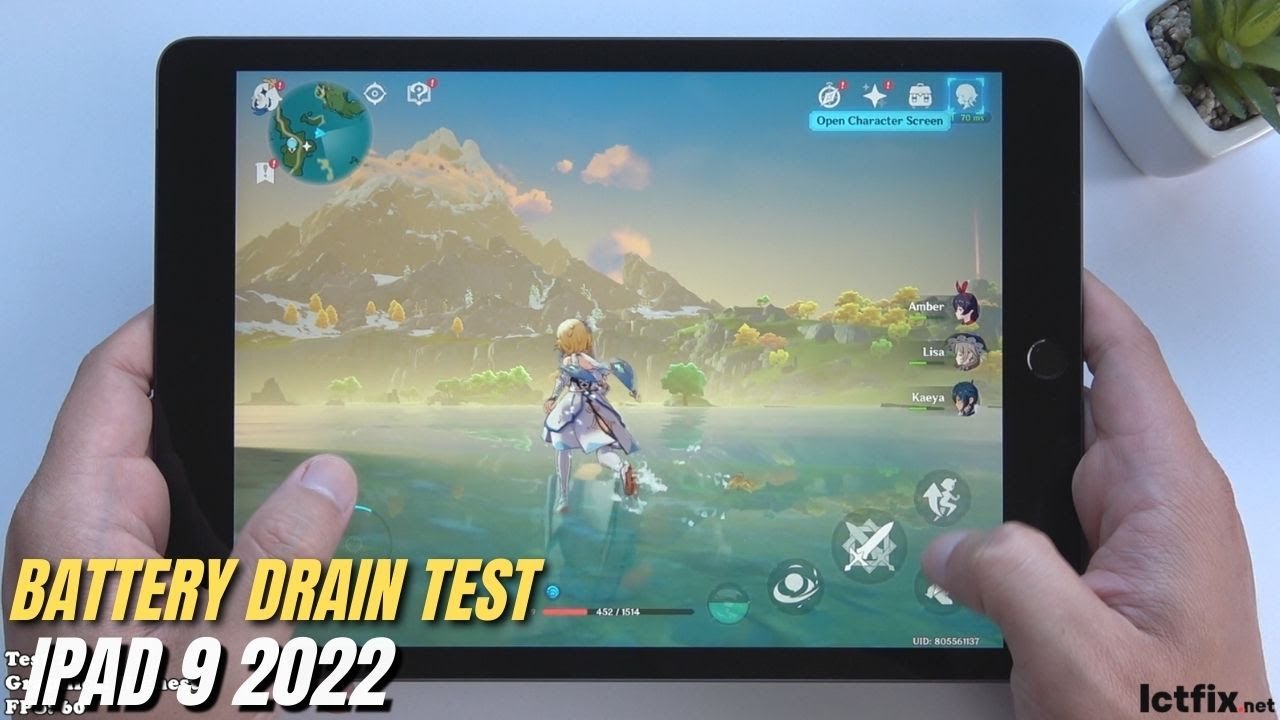 iPad 10.2 (2021) Genshin Impact Gaming test | Apple A13 Bionic, 3GB RAM
