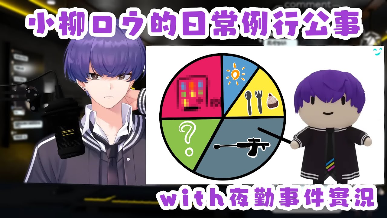 【熟肉/中字】一邊放恐怖遊戲實況一邊分享日常的小柳ロウ【小柳ロウ/Rou Koyanagi/VTA ２期生】
