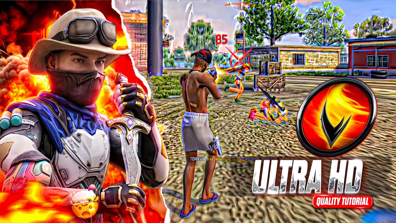 ​Free Fire 4K Quality Tutorial 💥|| How to get High Quality in FF Shorts🔥||