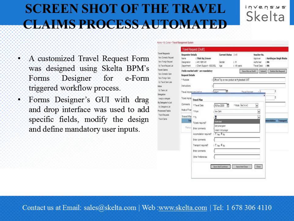 SKELTA BPM SOFTWARE AUTOMATES WORKFLOW ENGINE IN AUTOMOTIVE