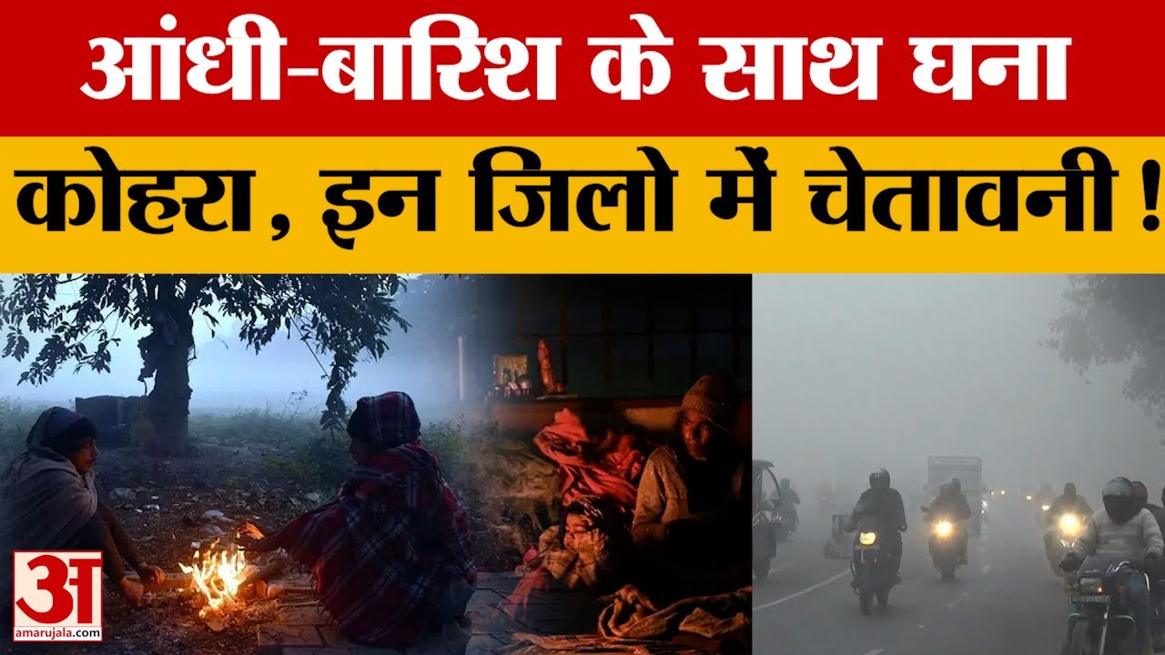 MP Weather Report : वेस्टर्न डिस्टरबेंस के चलते बारिश-आंधी के साथ कोहरे का असर, इन जिलों में अलर्ट