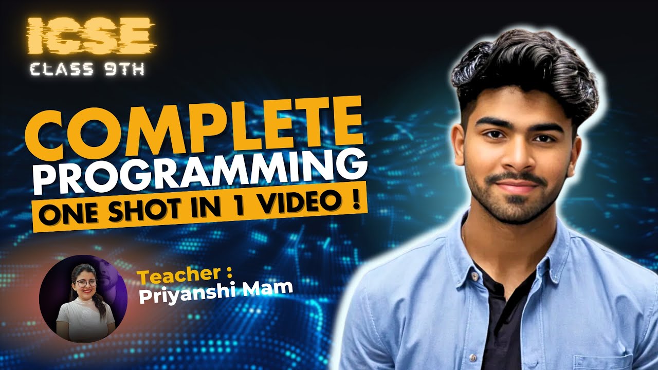ICSE Class 9th Complete Java Programming in 1 Video || Computer's Marathon || ICSE 9 & 10