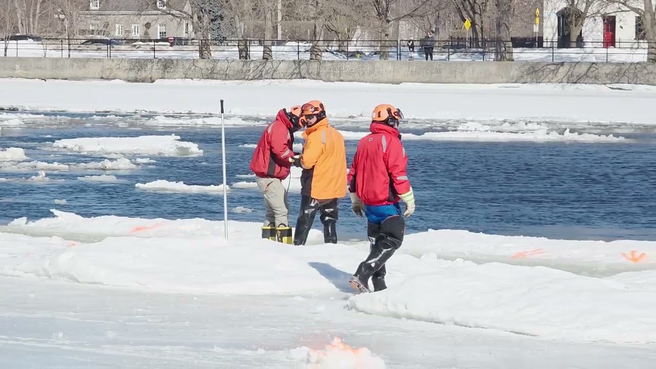 Rideau River Ice Blasting