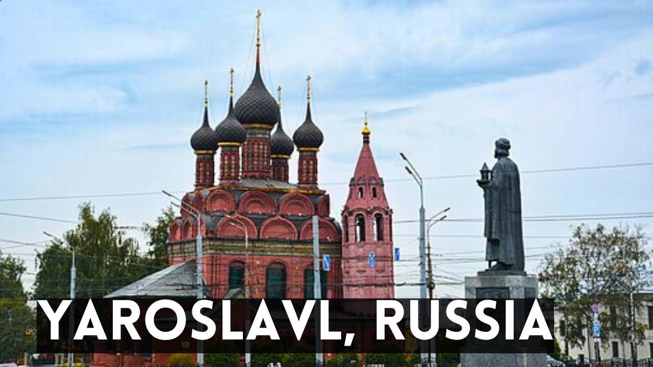 Gem of The GOLDEN RING of Russia! YAROSLAVL (Founded in 1010). Travel Russia.