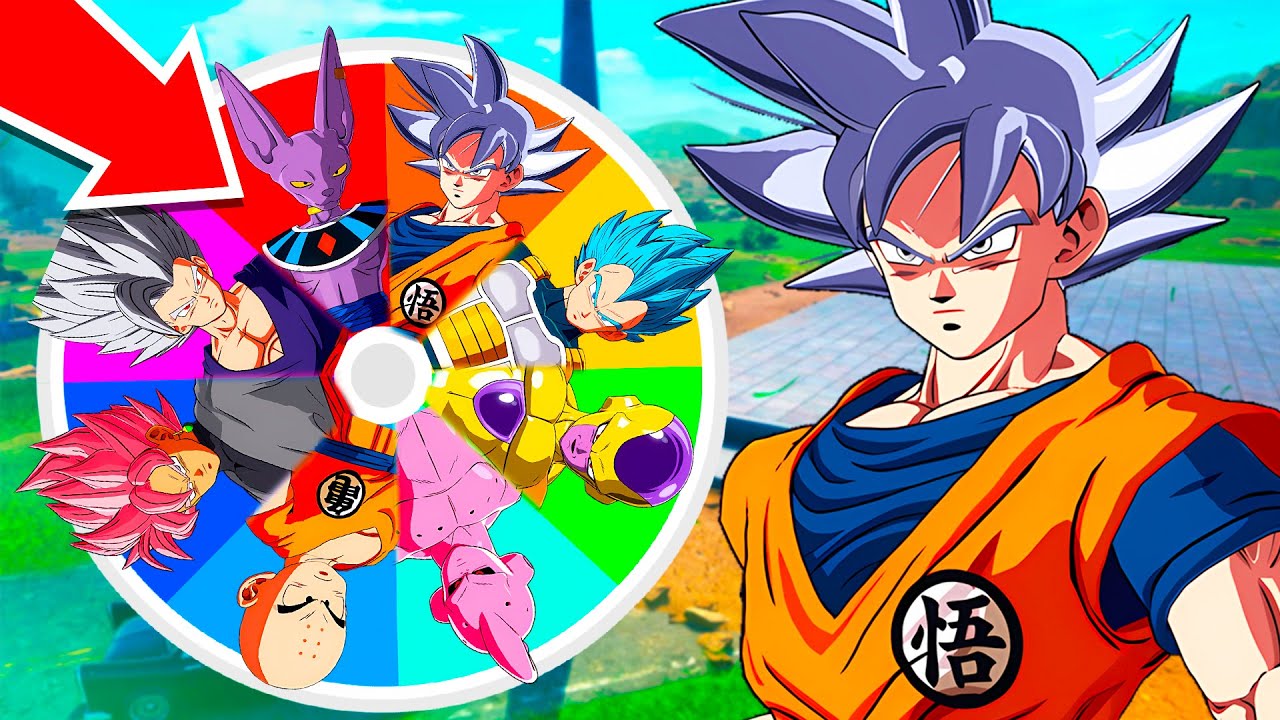 A ROLETA ESCOLHE MEU PERSONAGEM no DRAGON BALL SPARKING ZERO
