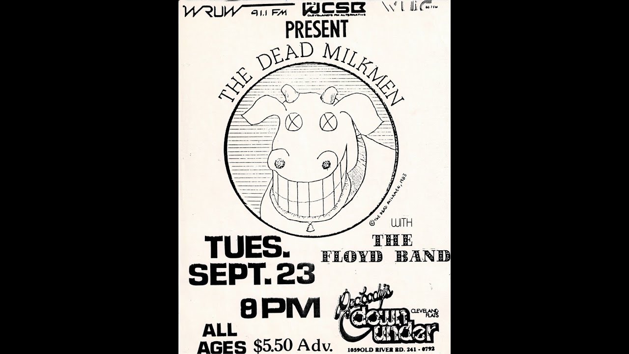 The Dead Milkmen - interview by Larry Collins Peabody's Down Under Cleveland OH 9/23/87