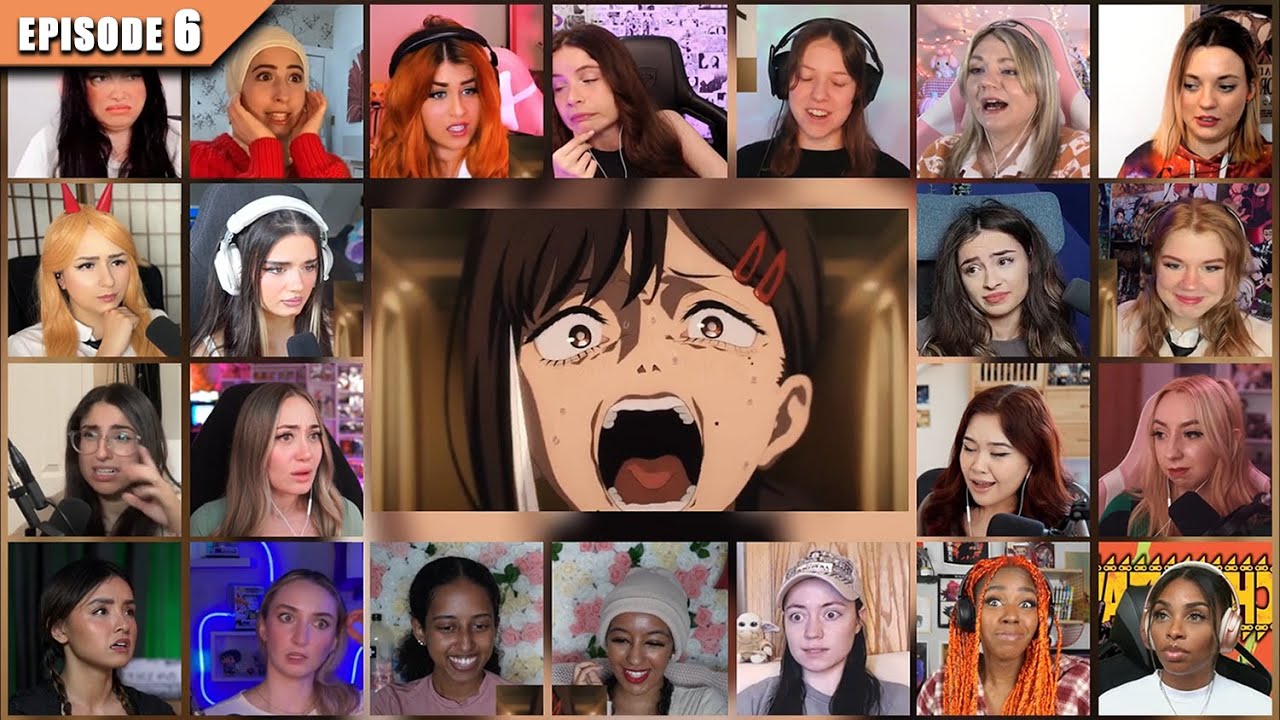 [Girls React] Chainsaw Man Episode 6 Reaction Mashup | チェンソーマン