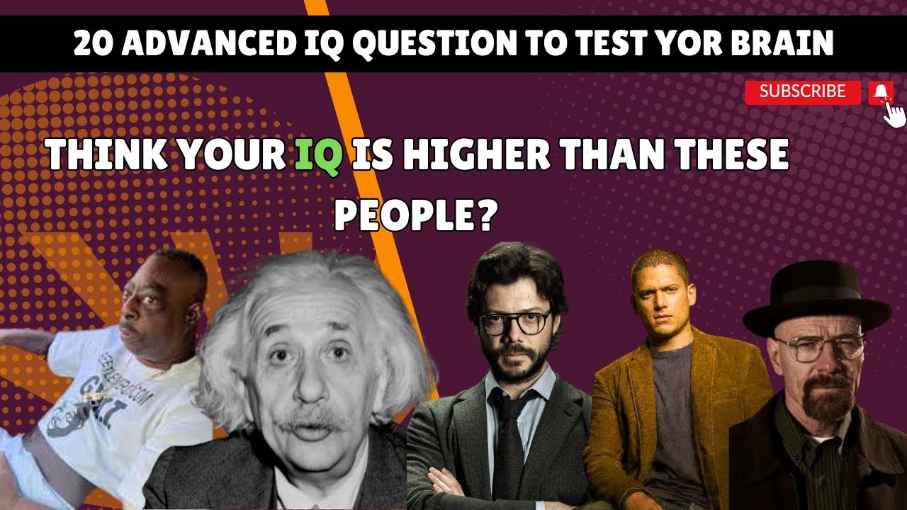 Advanced IQ Quiz For The Eccentric Genius. Take This 20- Question Quiz To Find Out! #challenge #quiz