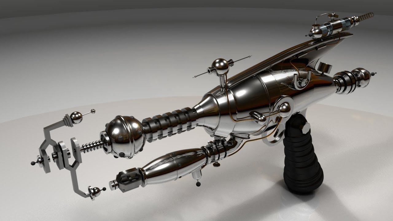 Modeling a Space Gun in Maya 2015 : Part 1 of 6