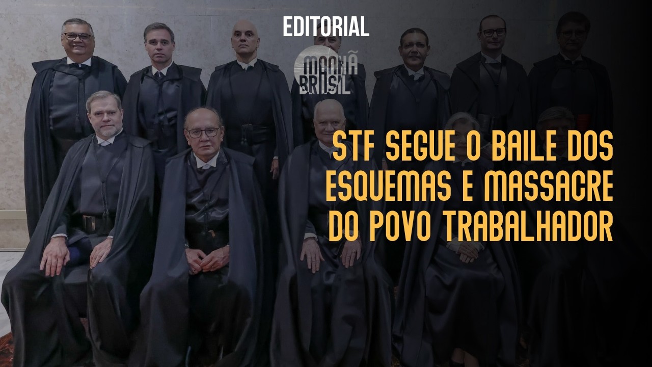 STF dá um puxão de orelha em Toffoli e segue o baile dos esquemas e massacre do trabalhador