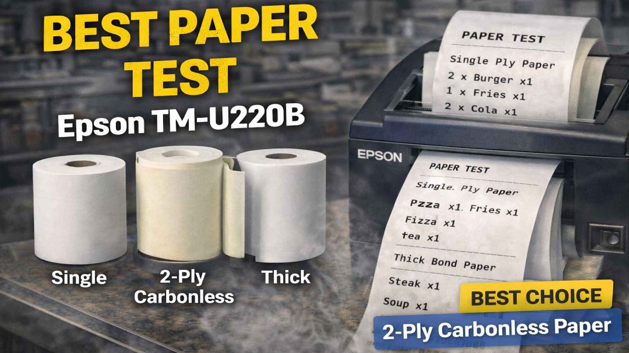 Best Paper for Epson TM-U220B | Impact Printer Paper Test