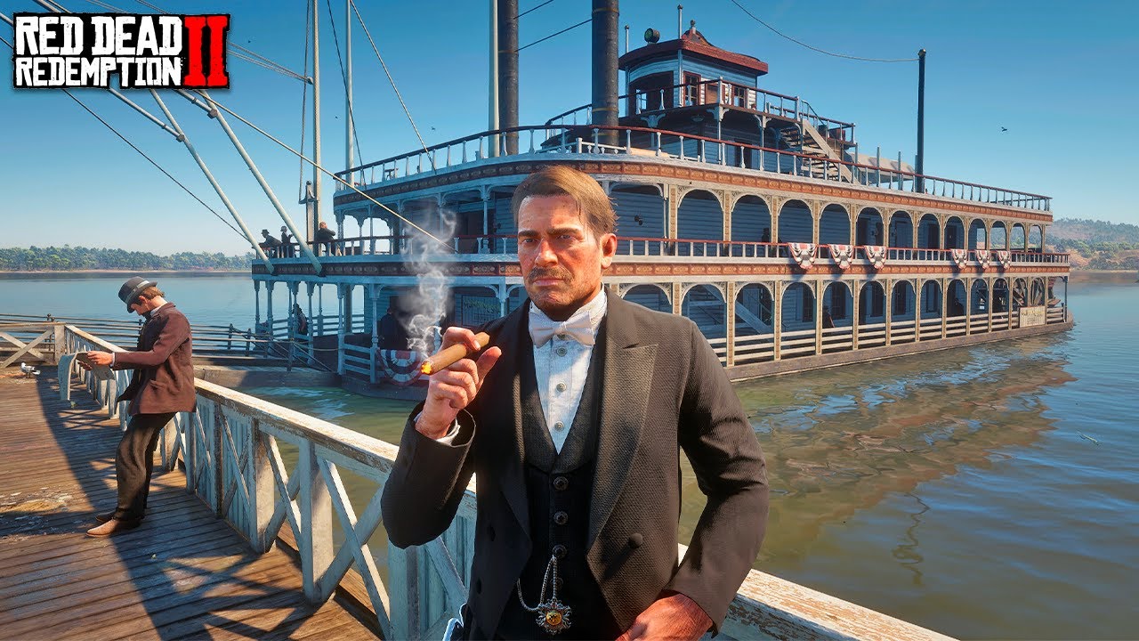 Exploring the Morningstar Ferry from RDR1 in RDR2