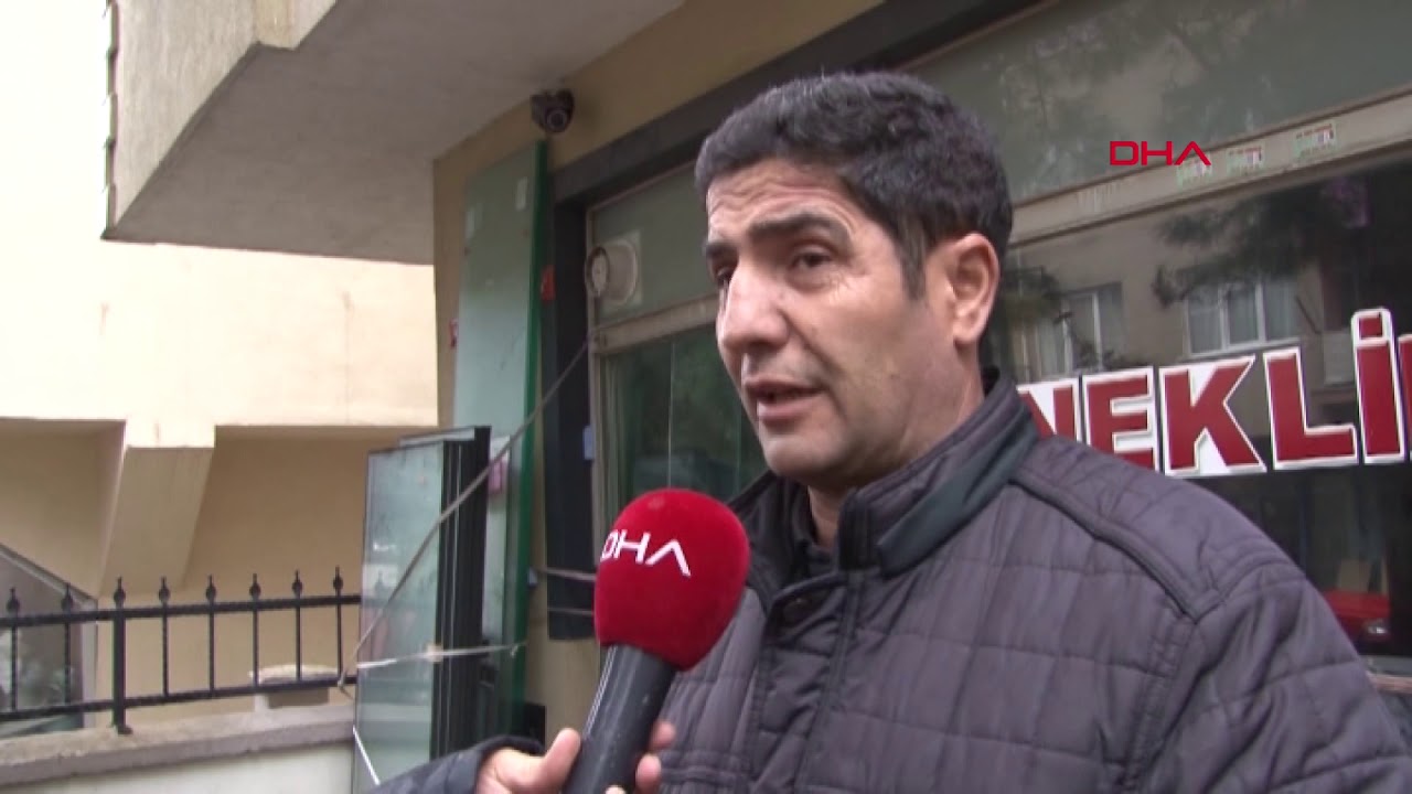 Cam takmaya geldi, çöken binanın altında kaldı