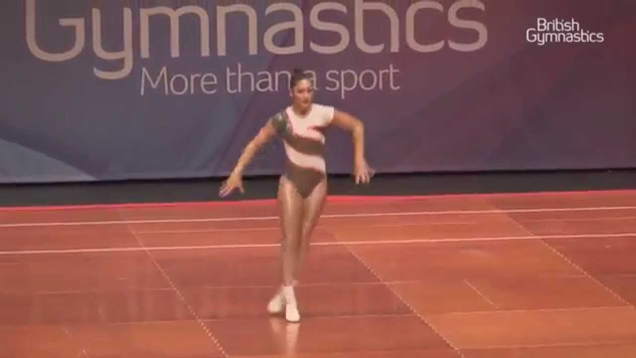 SILVER - Ella Augier - Senior - 2015 Aerobic British Gymnastics Championships