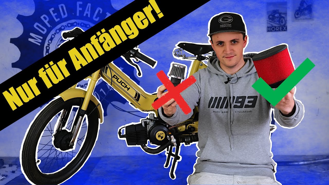 Mofa Tuning f&uuml;r KOMPLETTE ANF&Auml;NGER [einfach erkl&auml;rt und gezeigt]