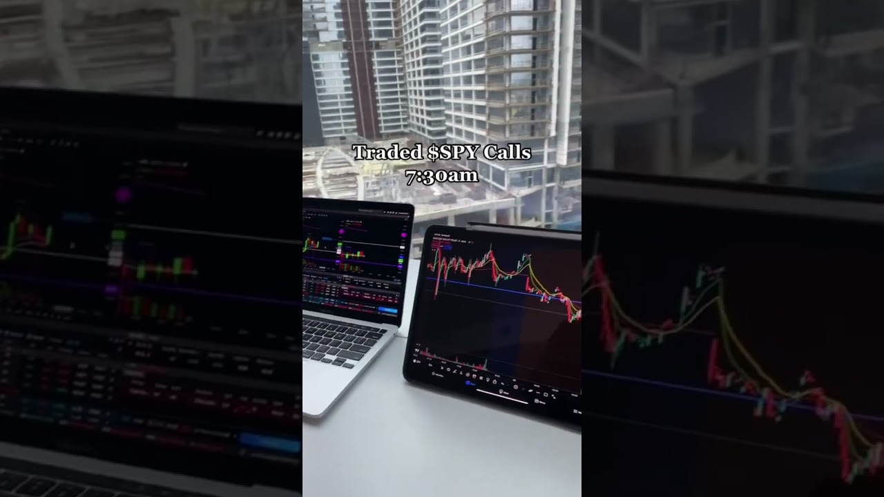 My morning routine as a day trader💸 #stockmarket #optionstrading #daytrading #wallstreet