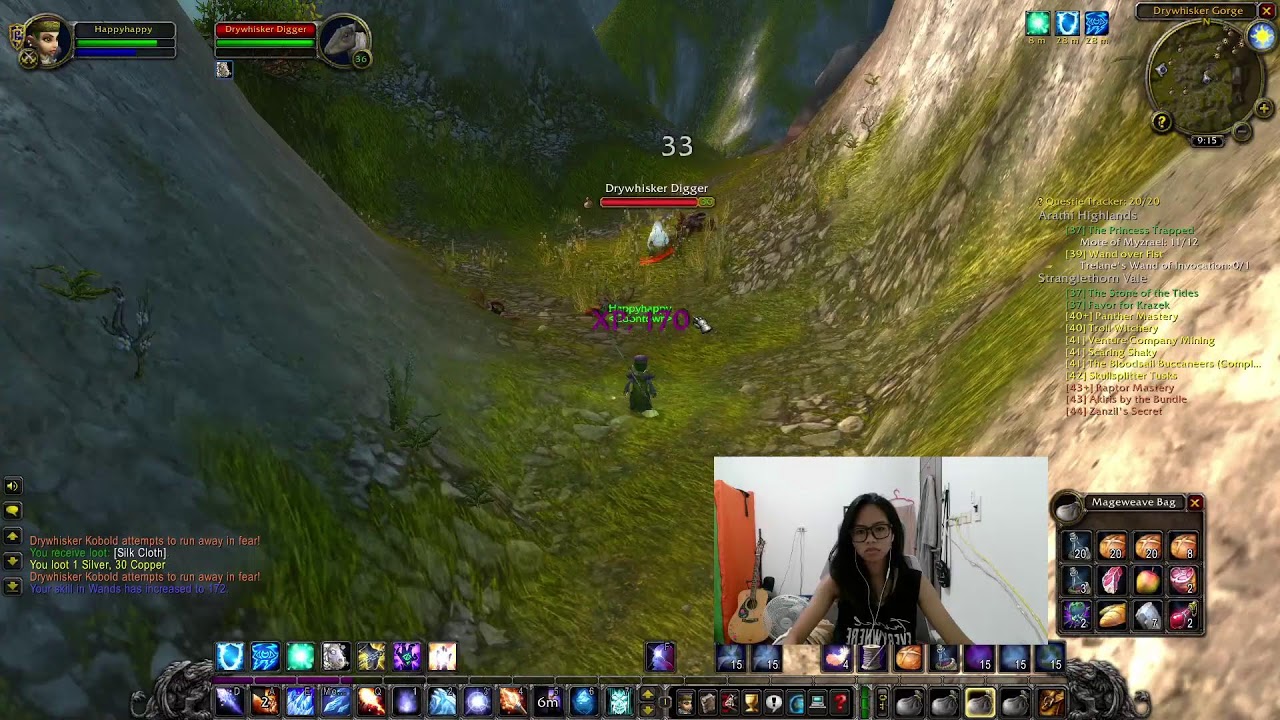 first time getting mount on Wow classic...continue