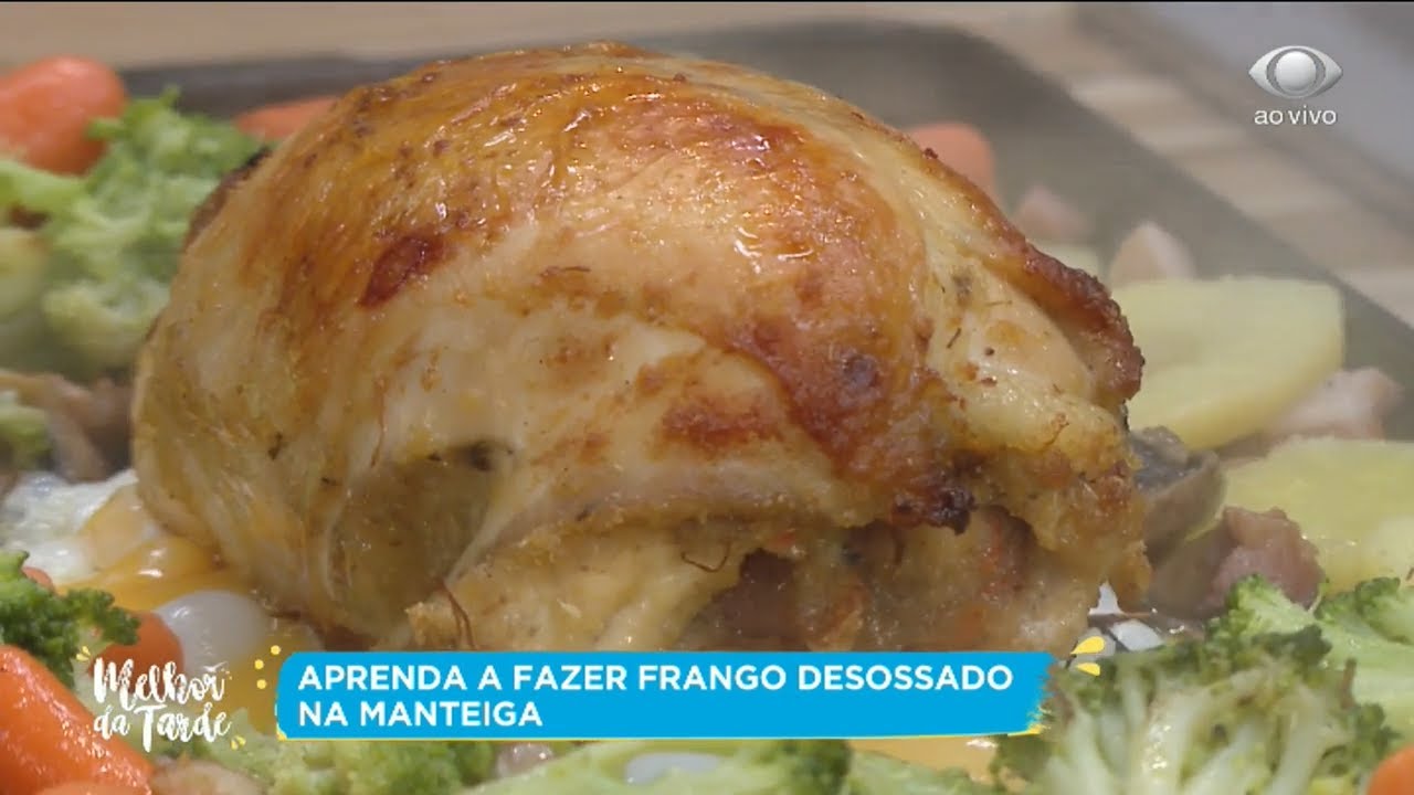 Aprenda a fazer frango desossado na manteiga
