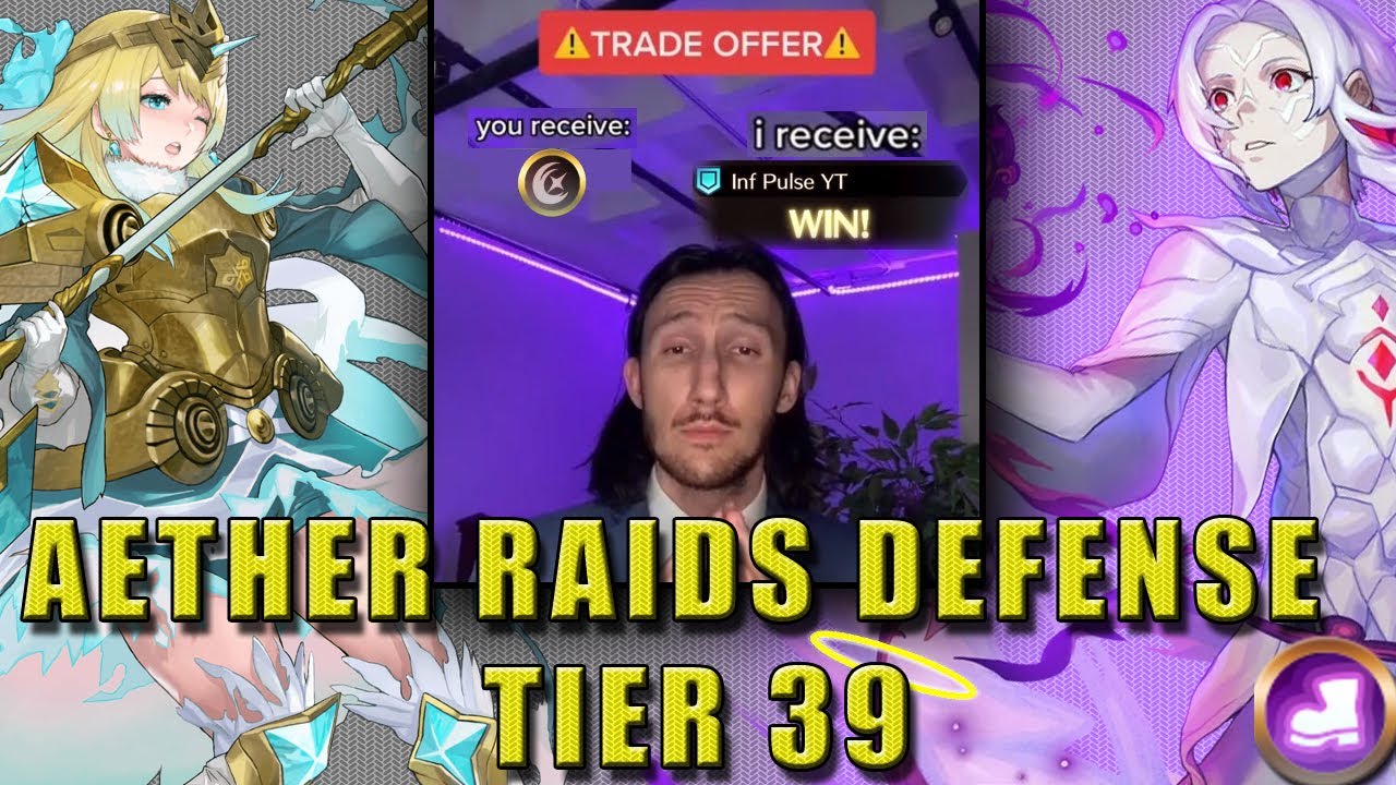 AETHER RAIDS DEFENSE!! Arval Makes a Deal! (Anima Season Tier 39 Defense #64)