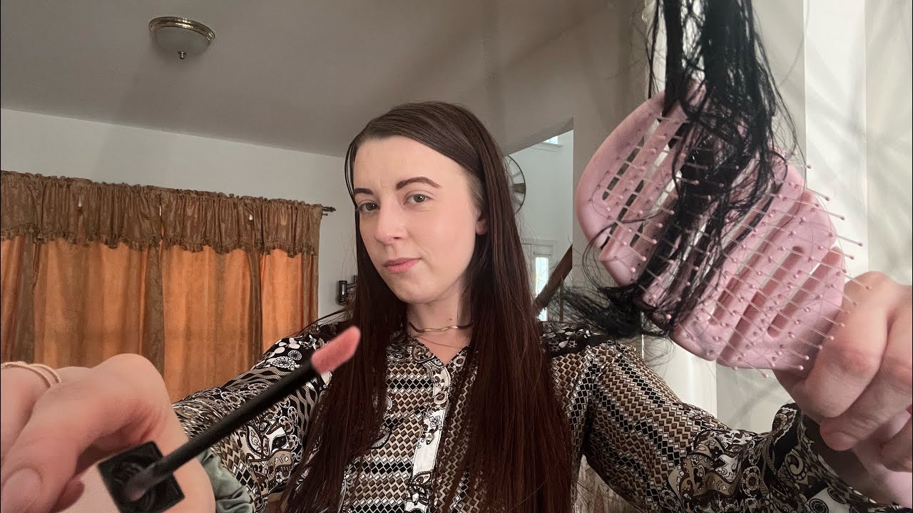 ASMR 1 Hour of Trying Different Hair, Makeup, & Skincare Products On You (realistic sounds)