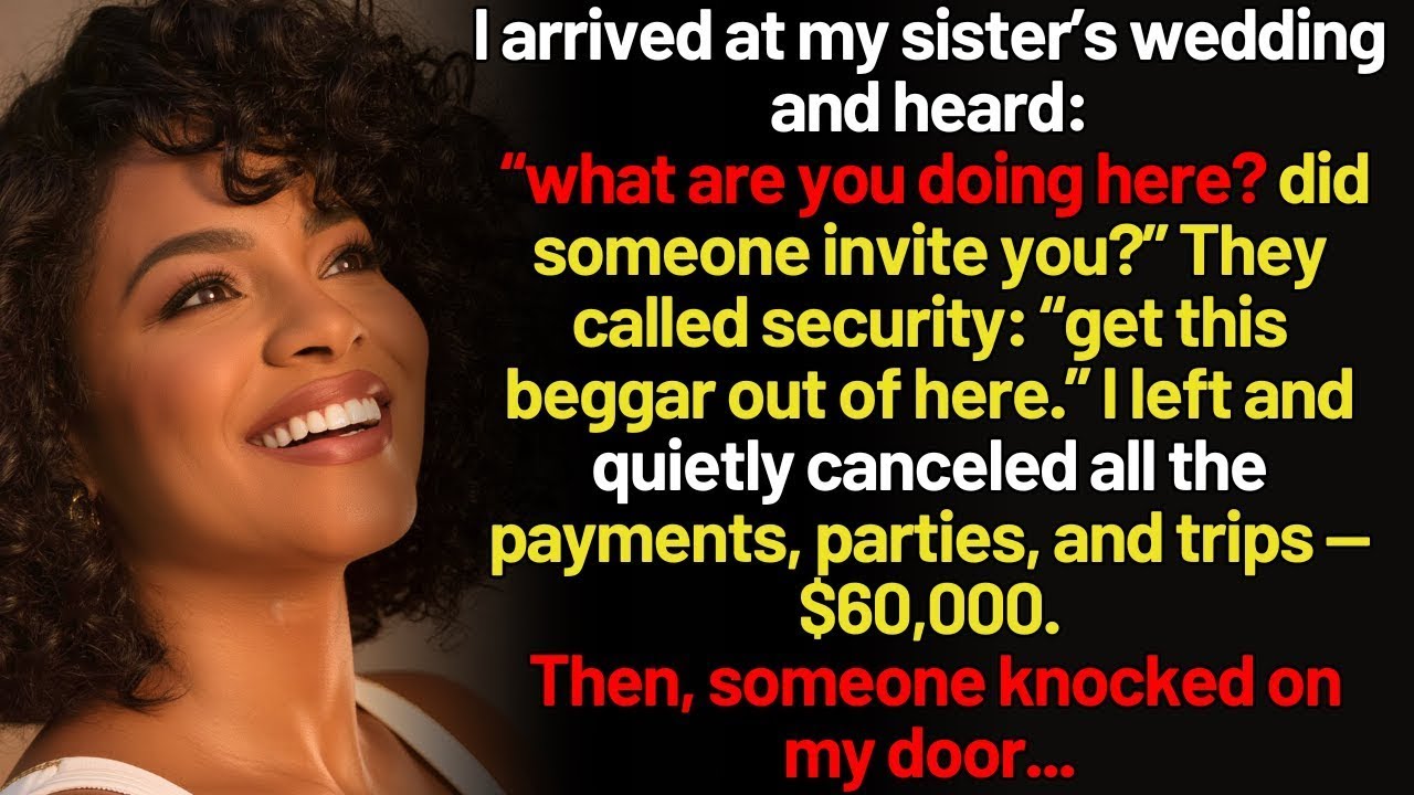 I arrived at my sister’s luxury luncheon and heard: “you’re not welcome here, leave…
