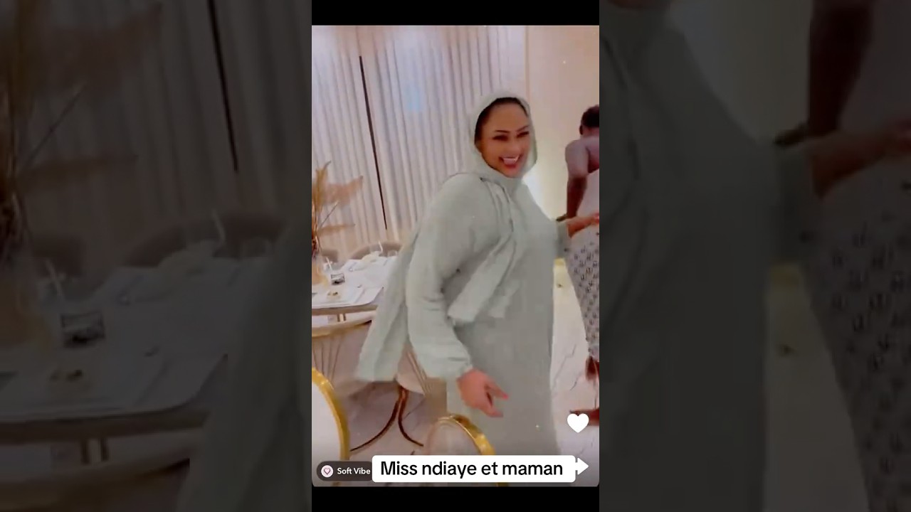 Miss Ndiaye et Maman se d&eacute;foulent &agrave; L&rsquo; anniversaire des jumeaux de Aziz Ndiaye ❤️❤️❤️