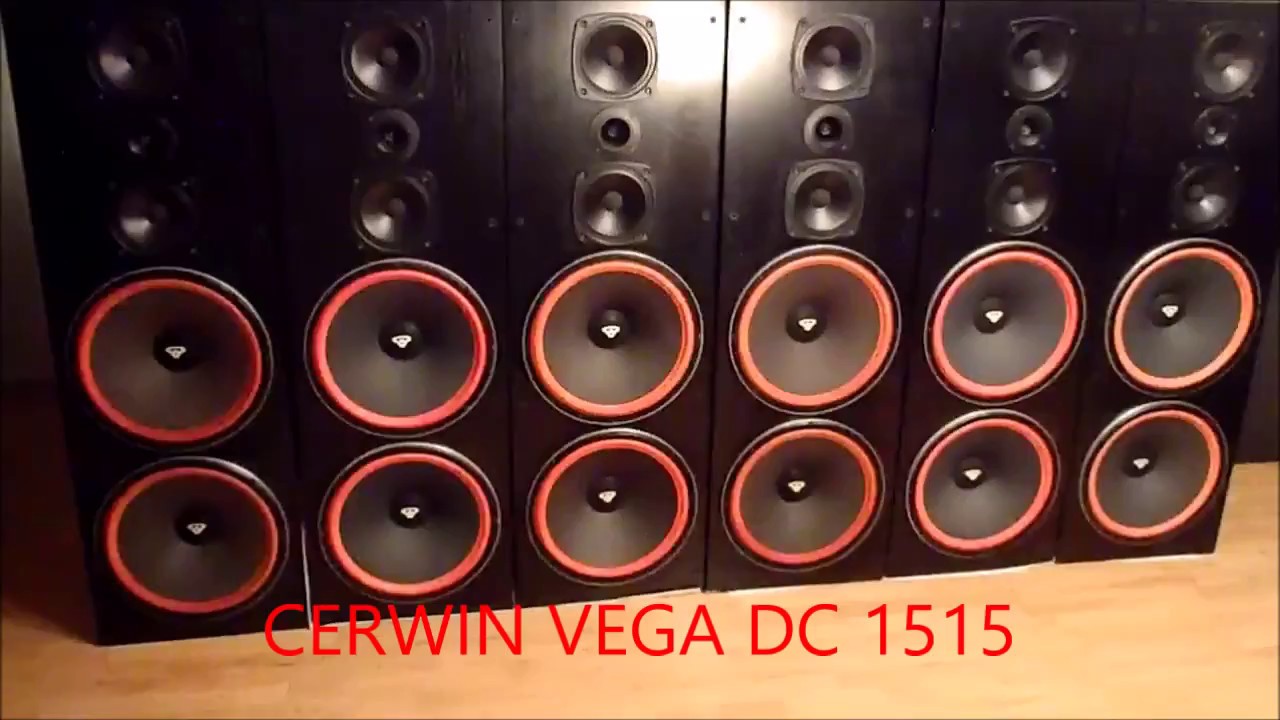 6x CERWIN VEGA DC 1515