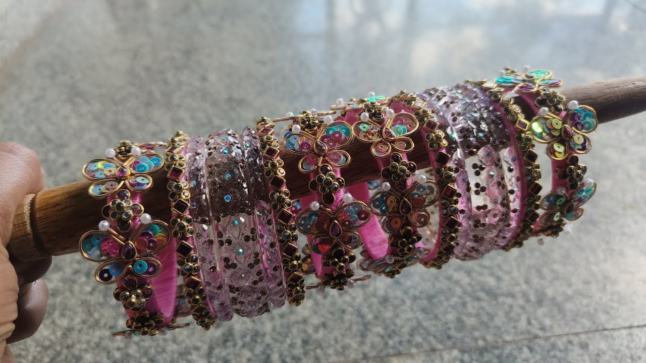 Class part - 1 Thread bangle making free class #handmade #craft 