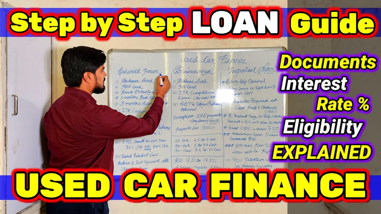 How to get CAR LOAN in 5 Minutes🔥Apply for Car Loan🔥Used Car Finance Process Explained- Step by Step