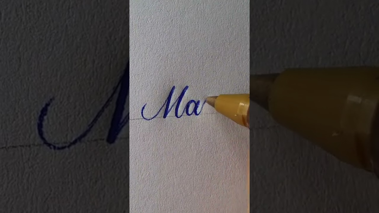 Maria...#shorts #jutaic&ocirc;rte #caligrafia #calligraphy #lettering