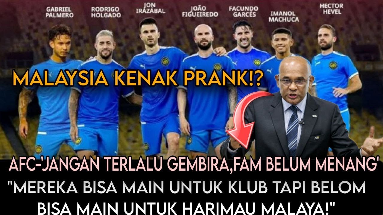 ADUHH! MALAYSIA KENAK PRANK! 7 PEMAIN WARISAN BISA MAIN UNTUK KLUB TAPI BUKAN UNTUK HARIMAU MALAYA