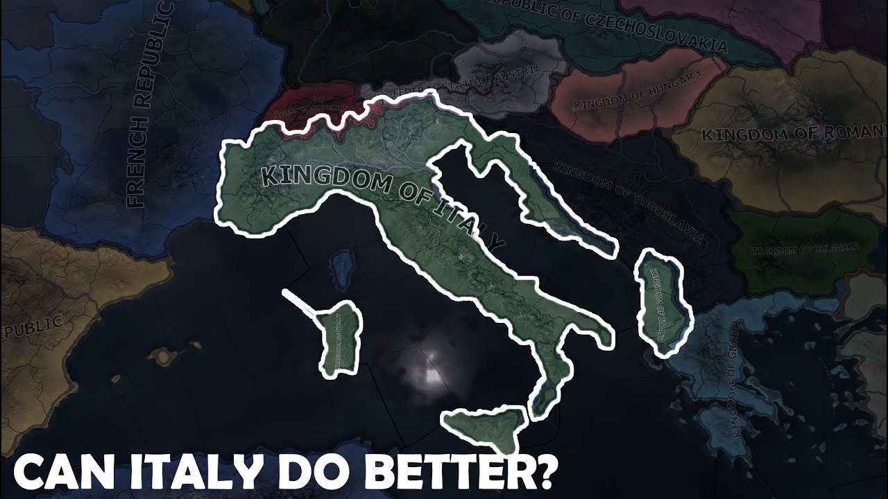 I buffed Italy's Industry by 1000%, Can it do better? - HOI4 Timelapse