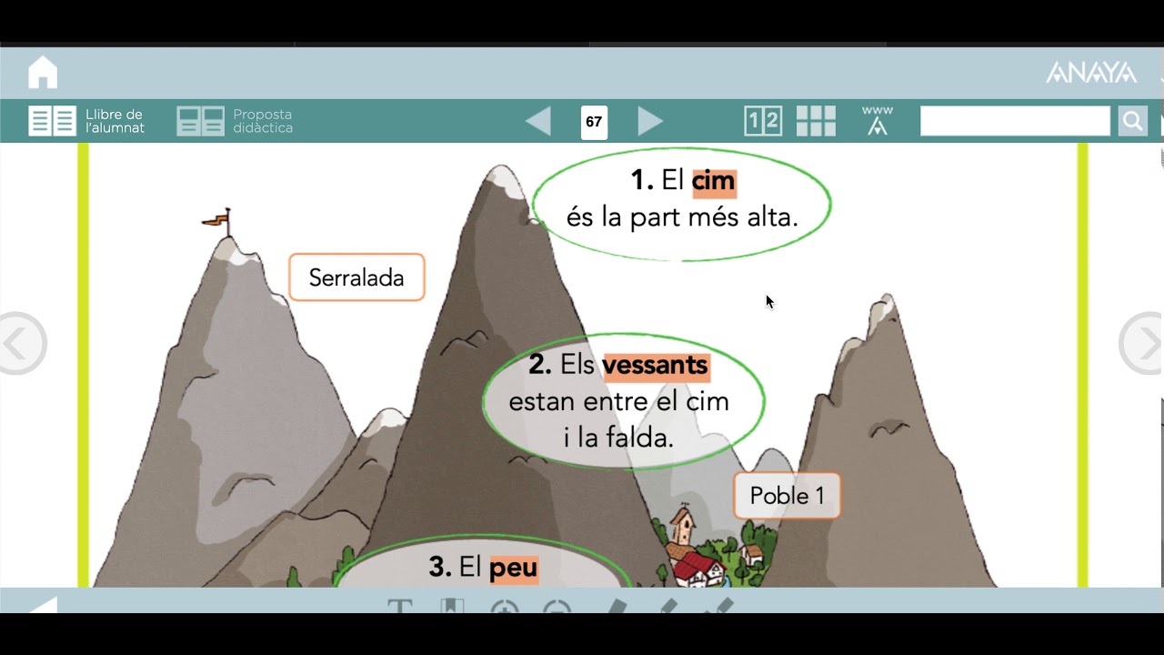 SOCIALS, paisatge de plana i de muntanya