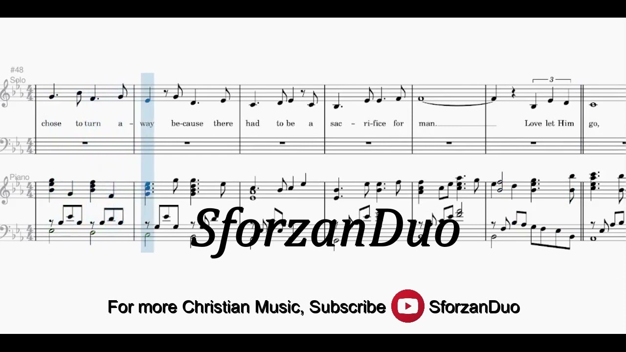 Love Let Him Go | SOLO with Piano Accompaniment | Performed by Golden State Baptist College