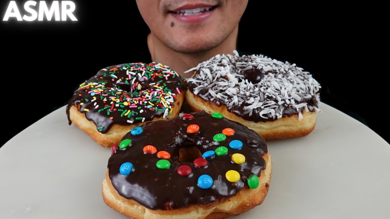 ASMR | Chocolate Covered Donuts | The Hangry Mole