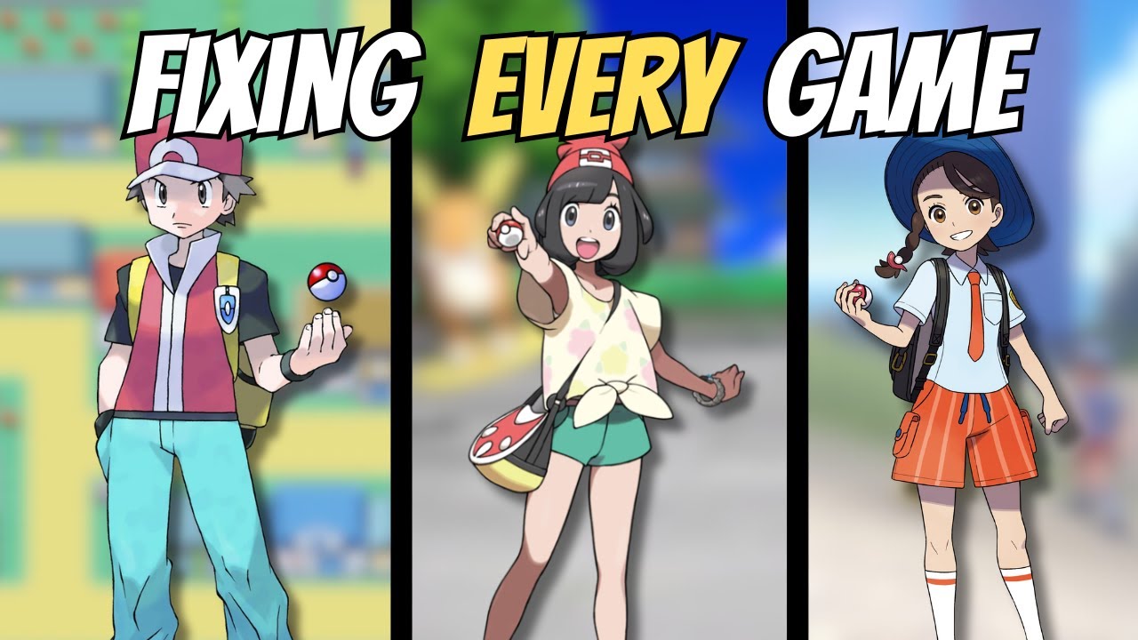 How I Would Fix EVERY Mainline Pokemon Game