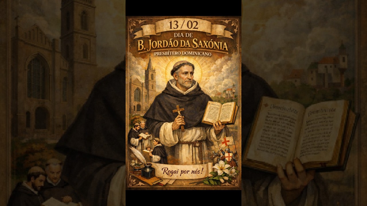 13/02 Dia de B. Jordão da Saxônia