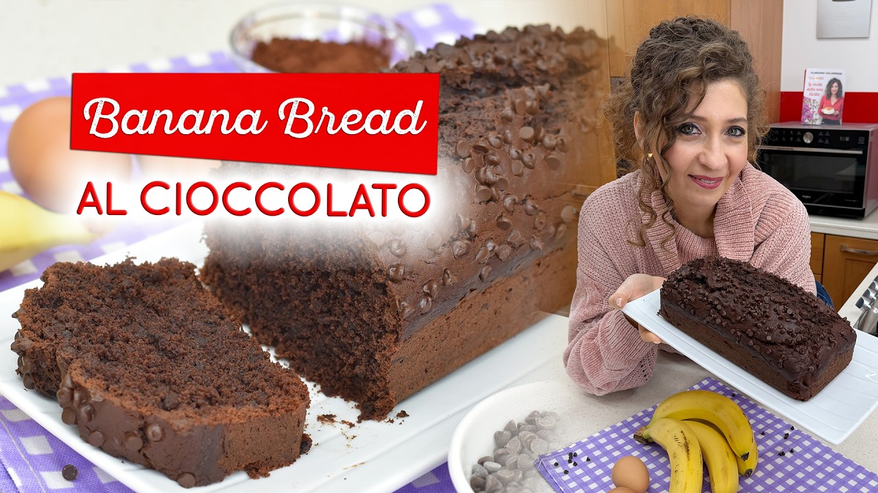 Banana bread al cioccolato: soffice, cioccolatoso e con una consistenza soffice che vi conquisterà!