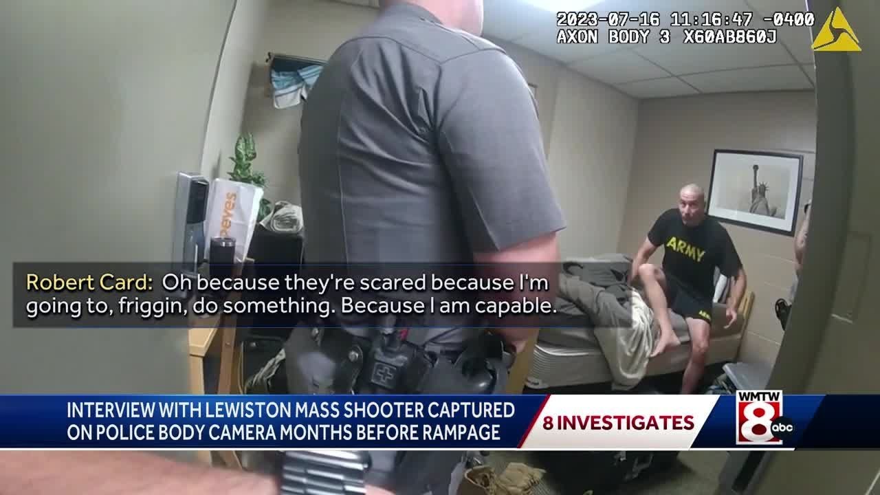 Before Lewiston, Maine mass shooting, Robert card told New York troopers 