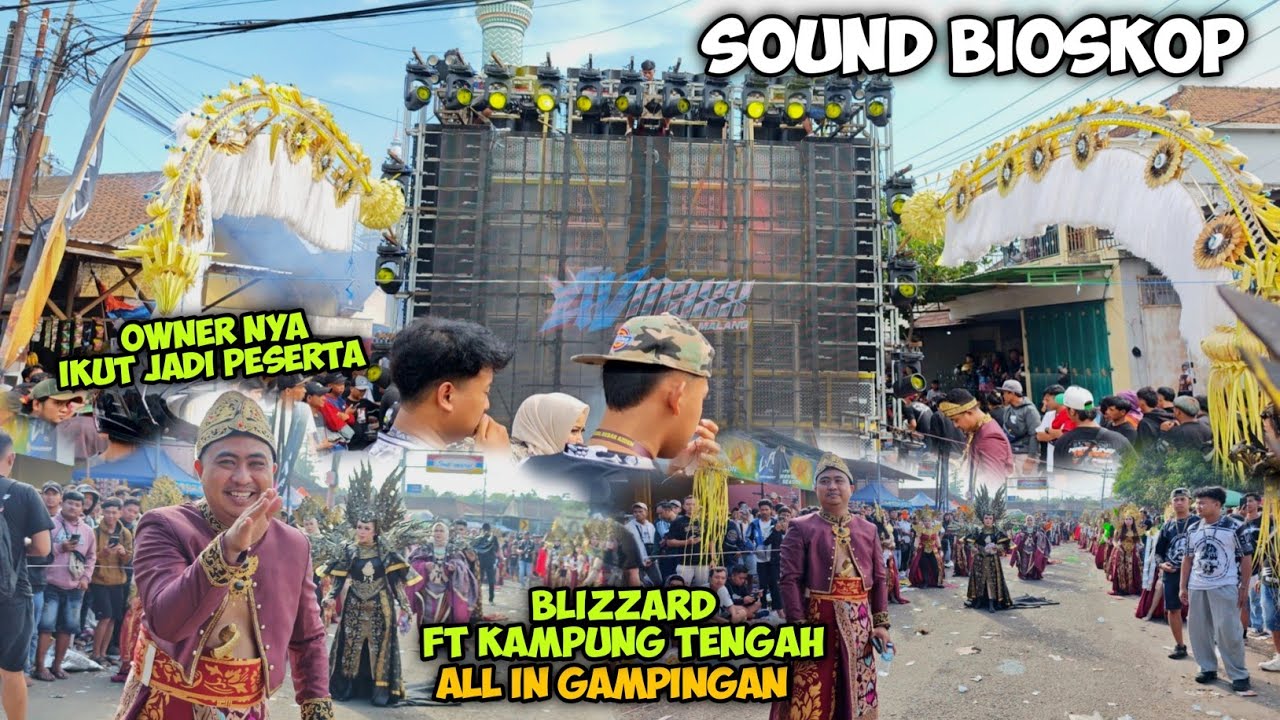 Ada saja Gebrakan nya,,Hanya Mas David Blizzard Owner Sound Yg Ikut Jadi Peserta Karnaval Gampingan 