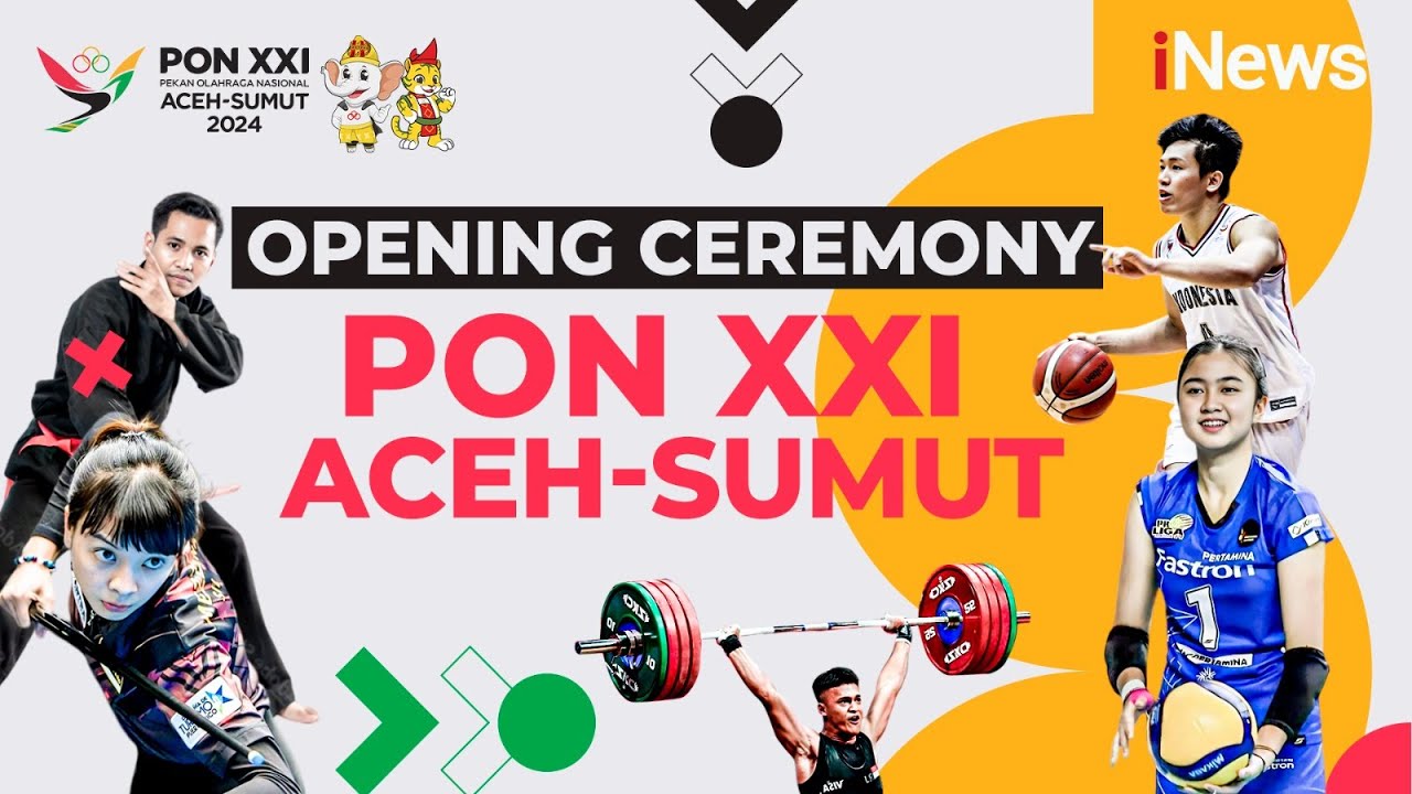🔴 LIVE - Opening Ceremony PON XXI Aceh-Sumut 2024 | 09 September 2024